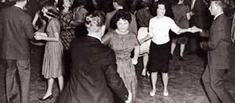 A 1950s sock hop.